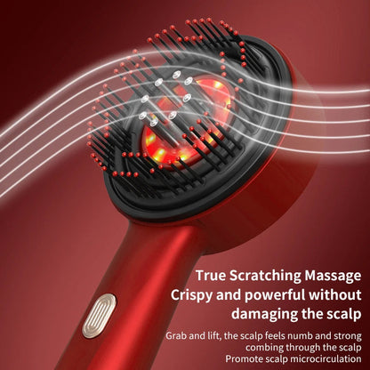 Electric Hair Regrowth Brush with Hair Care featuring true scratching massage for scalp health.