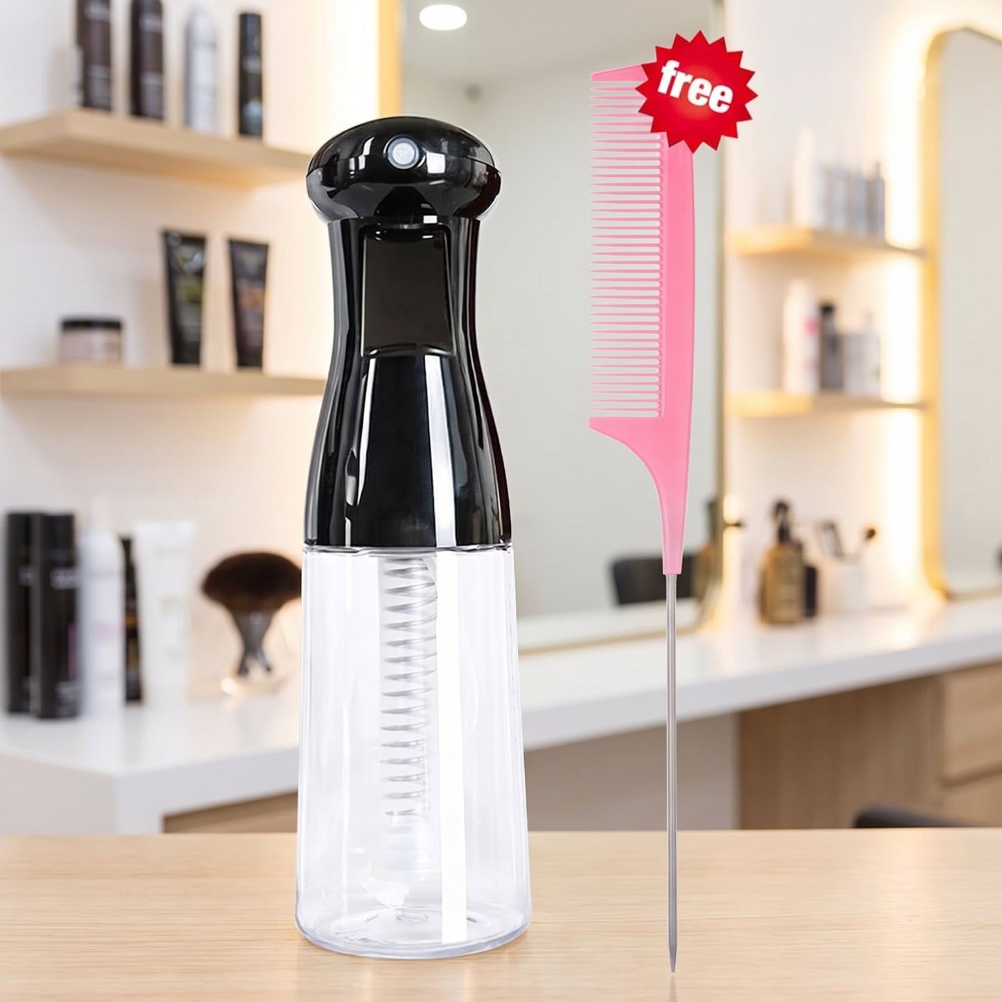2-in-1 Spray Hair Brush ⭐     HydraComb Hair Brush Mentro