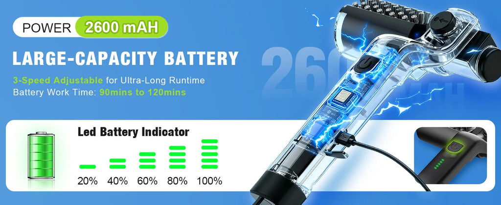 Electric Grill Brush Cleaning BBQ Cleaner Brush Cordless Rechargeable Rotary Adjustable Outdoor Heavy oil Stains Clean Tool