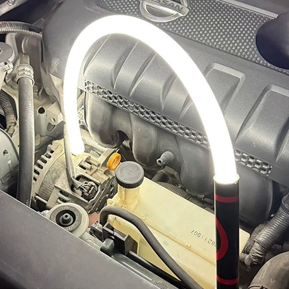 Flexible Bendable LED Work Light Slim Inspection Lamp USB Rechargeable Shape-Retaining Flashlight for Car Engine Auto Repair