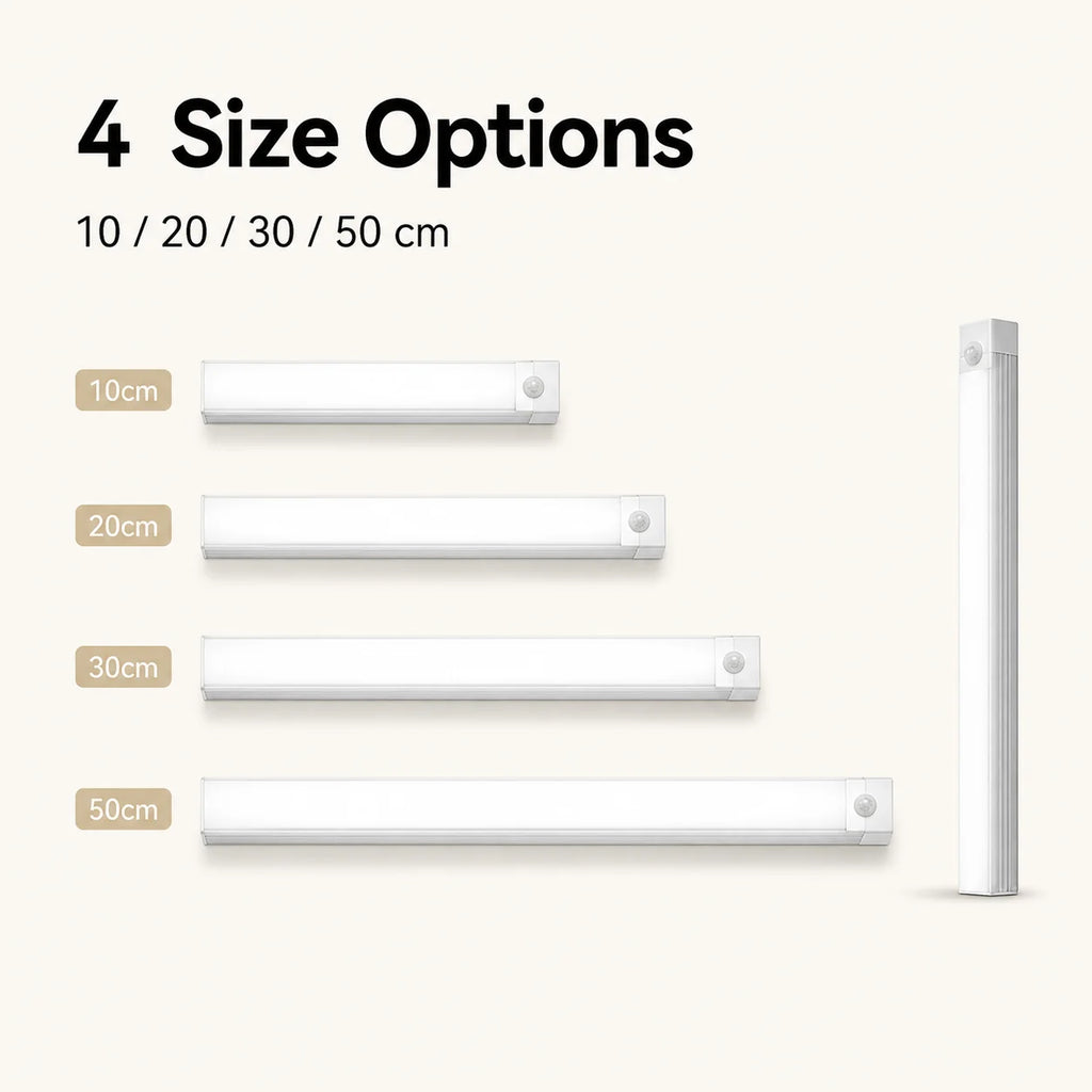 PIR Motion Sensor Led Lights Battery Light For Home Portable Indoor Lighting Bulbs Tubes