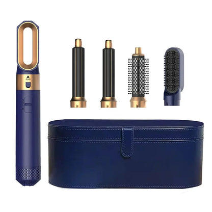 5 In 1 Hair Dryer And Styler Kit With Professional Hot Air Brush Curling Iron Hair Straightener For Curling And Straightening Mentro