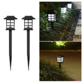 2 Pack Solar Pathway Light Outdoor Solar Lamp Waterproof Landscape Lighting for Garden Yard Patio Walkway Driveway Camping Decor