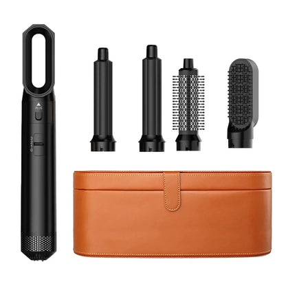 5 In 1 Hair Dryer And Styler Kit With Professional Hot Air Brush Curling Iron Hair Straightener For Curling And Straightening Mentro