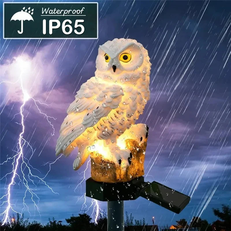 Solar Lamp Owl Animal Solar Garden Lights Solar Powered Solar Led Light Outdoor Garden Decoration Lamp Waterproof Solar Lights